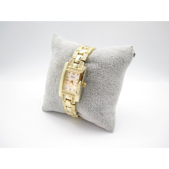 Women Galaxie By Elgin Quartz WR Analog 19mm Tank Watch (H936) "New Battery" - Picture 4 of 10